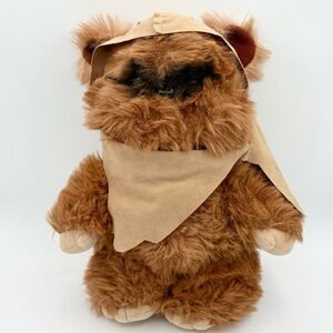 Kenner Ewok Wicket Star Wars 1983 Vintage Plush Return Of The Jedi 15" With Hood